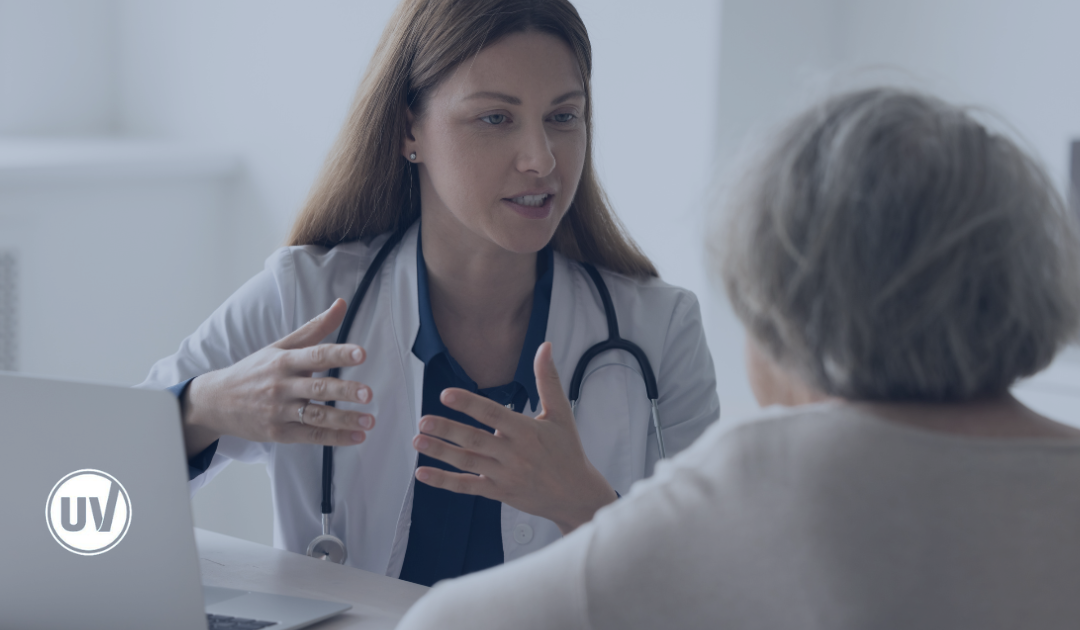 Fibroid specialist discussing patients top questions at fibroid treatment consultation